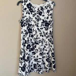 Black and white dress
